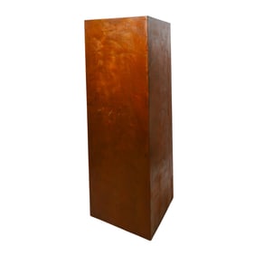 Bronze Brushed Metal Pedestal