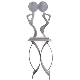 Rockledge Design Studios "Kiss Table" Aluminum Sculpture