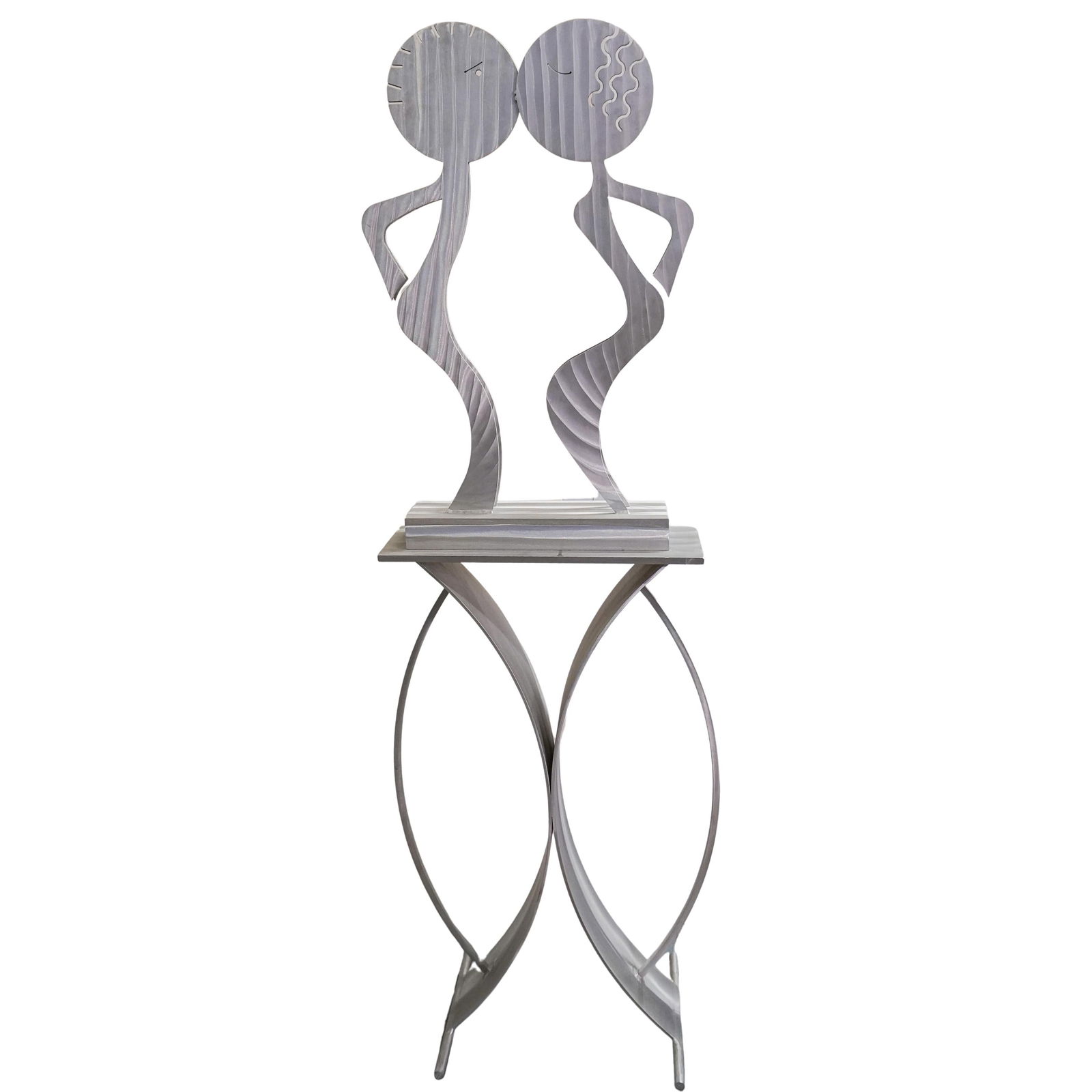 Rockledge Design Studios "Kiss Table" Aluminum Sculpture (1 of 11)