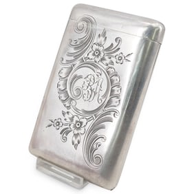 Russian Silver Cigarette Case