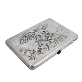 Russian Silver Cigarette Case