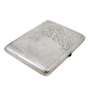Russian Soviet Silver Cigarette Case