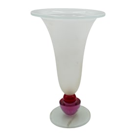 Stefan Lenke (German, B. 1976) Art Glass Trumpet Vase