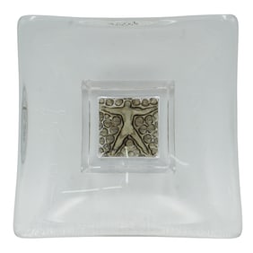 Bertil Vallien Kosta Boda Art Glass Trinket Dish