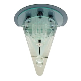 George Ponzini (American, B. 1952) Deco Mirrored Glass Shelf