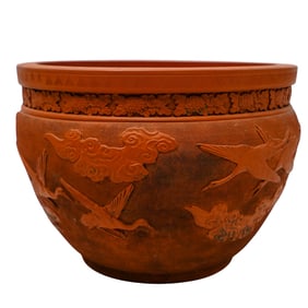 Antique Tokonome-ware Ceramic Pot