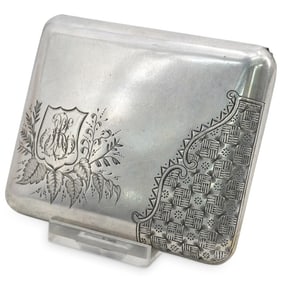 Russian Silver Cigarette Case