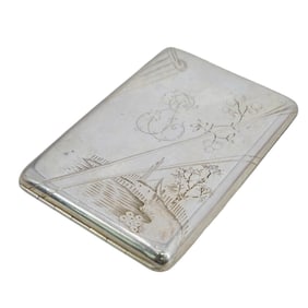Russian Silver Cigarette Case