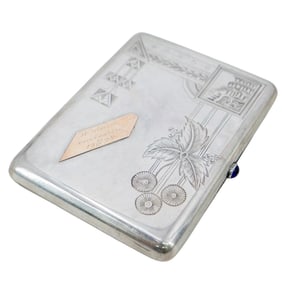 Russian Silver Cigarette Case