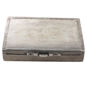 Russian Silver Erotic Cigarette Case