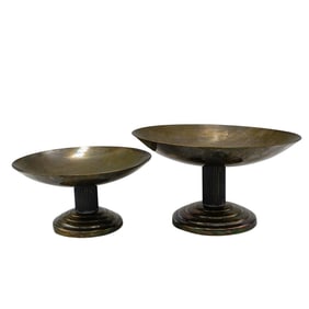 Pair of Galeno Sterling Silver Footed Compote Dishes