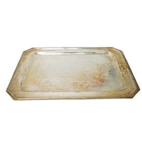 Antique 900 Silver Serving Tray