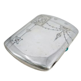 Russian Silver Cigarette Case