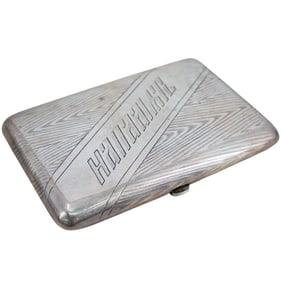Russian Silver Cigarette Case