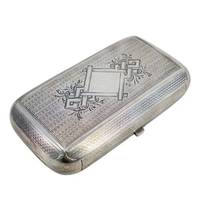 Russian Silver Cigarette Case
