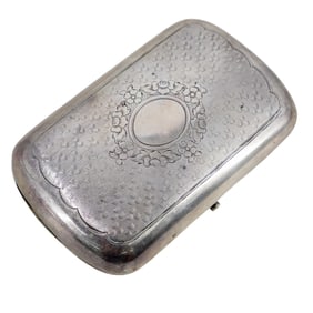 Russian Silver Cigarette Case