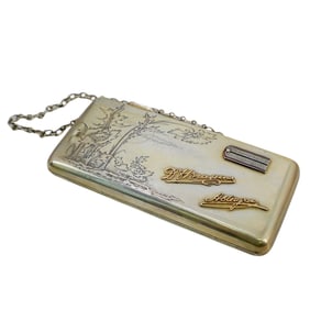 Russian Silver & Niello Souvenir Purse