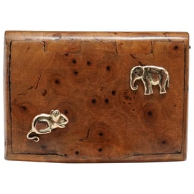 Russian Gold Karelian Birch Match Case