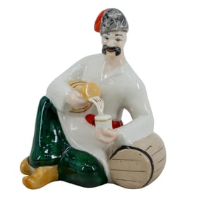Soviet Porcelain Cossack Figure (Polonne Porcelain Factory)