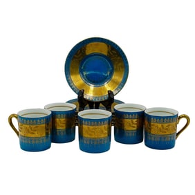 (11Pcs) Renaissance Arnart 5th Ave Porcelain Espresso Collection