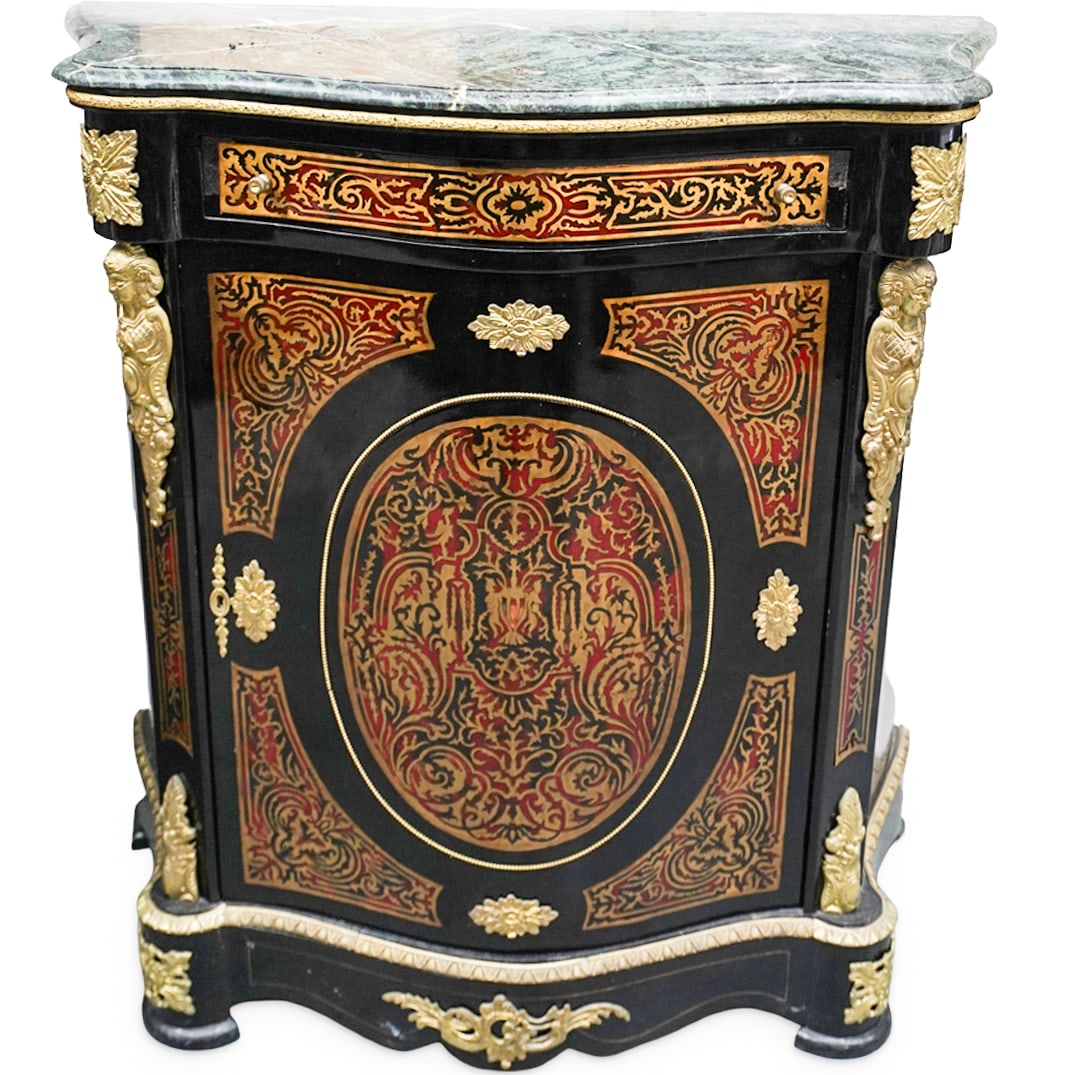 French Louis XIV Style Boulle Cabinet (1 of 10)