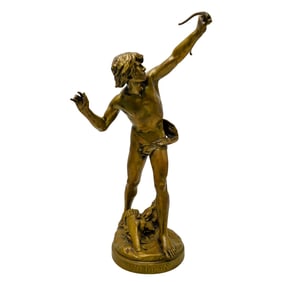 Emile Laporte (French, 1858-1907) Acteon Bronze