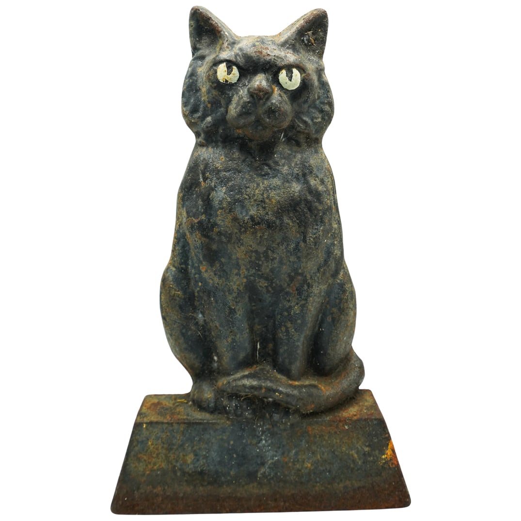 Cast Iron Cat Door Stopper (1 of 7)
