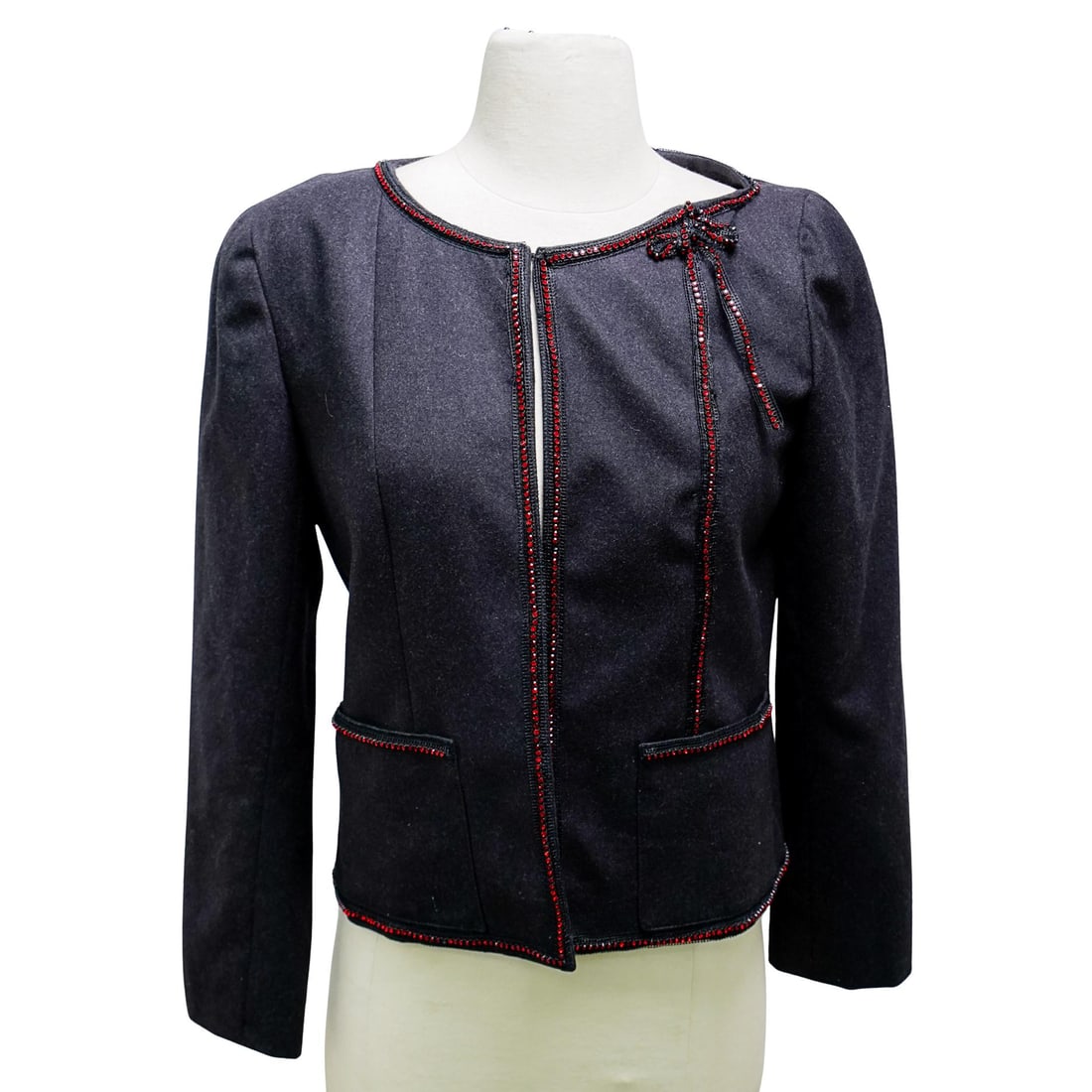 Vintage Chanel Wool and Silk Jacket (1 of 8)