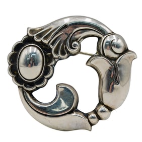 Georg Jensen Sterling Silver Brooch