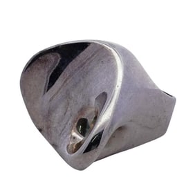 Mexican Modernist Sterling Silver Ring