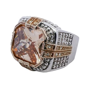 Sterling Silver and Citrine Ring