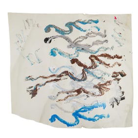 Purvis Young (American, 1943-2010) Mixed Media Painting