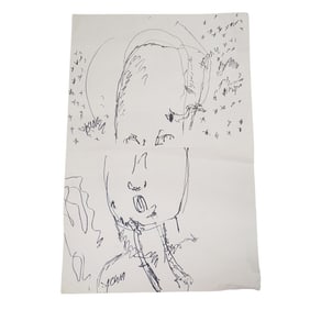 Purvis Young (American, 1943-2010) Mixed Media Painting