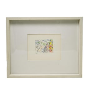 Roy Lichtenstein (American 1923-1997) Landscape Sketch Lithograph