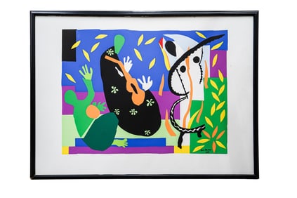 Henri Matisse (French. 1869-1954) Sorrows of the King Silkscreen (1952)