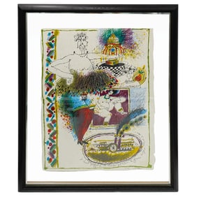 Theo Tobiasse (French, 1927-2012) Lithograph