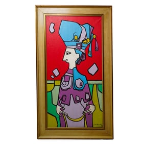 After Cundo Bermudez (Cuban, 1914-2008) Oil on Canvas