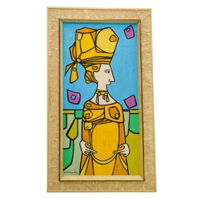 After Cundo Bermudez (Cuban, 1914-2008) Oil on Canvas