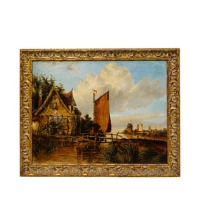 19th century Oil on Canvas