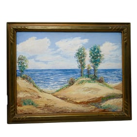 Att. Smith Wallace Herndon Seascape Painting