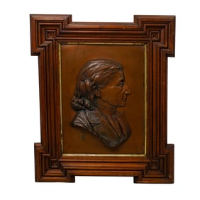 Copper Portrait of a Male Bust