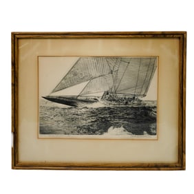 Charles Weissman American Defender "Rainbow" Lithograph