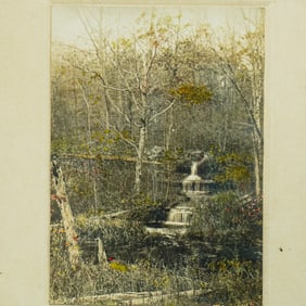 Hand-tinted "Ponset Brook" Photograph