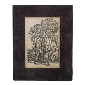 Signed Dolores Kaupf "Brewing" Etching