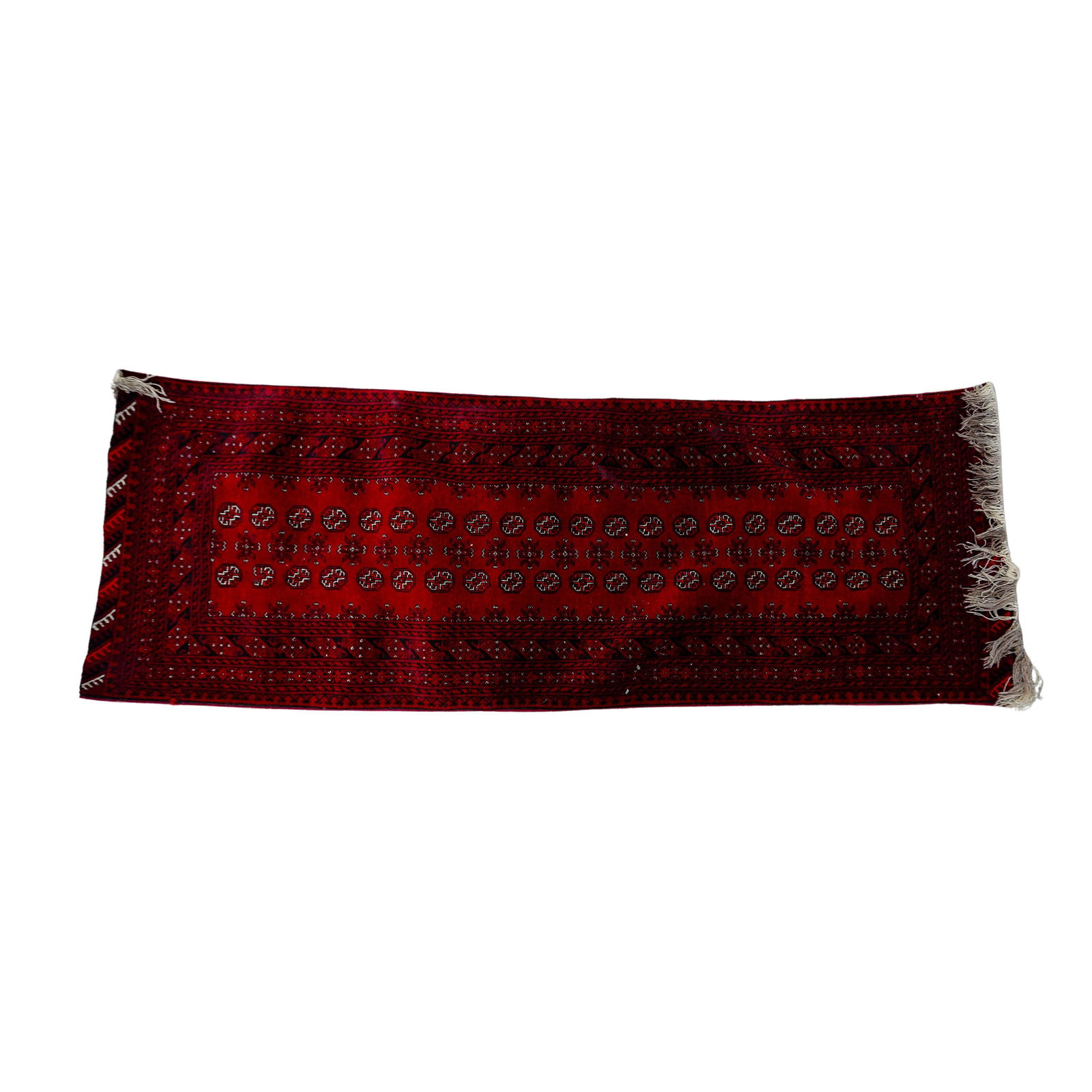 Red Afghan Area Rug (1 of 6)