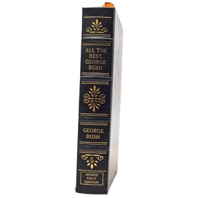 Easton Press First Edition Autographed "All the Best, George Bush" (1999)