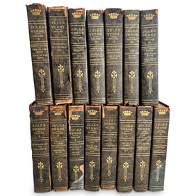 (15 Vol) Edition Decoree Of The Works Of Jules Verne