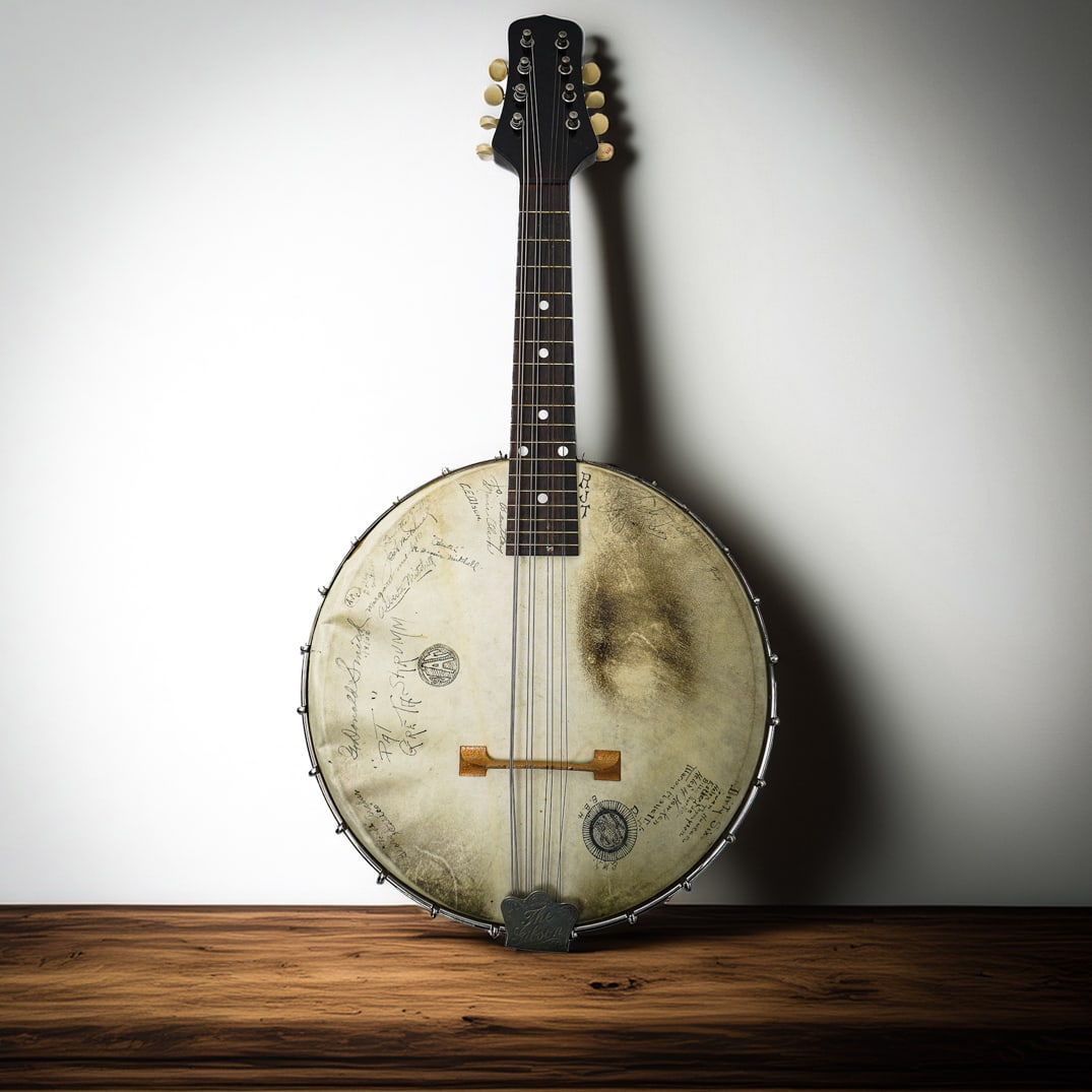 Signed Gibson Banjo (1 of 12)