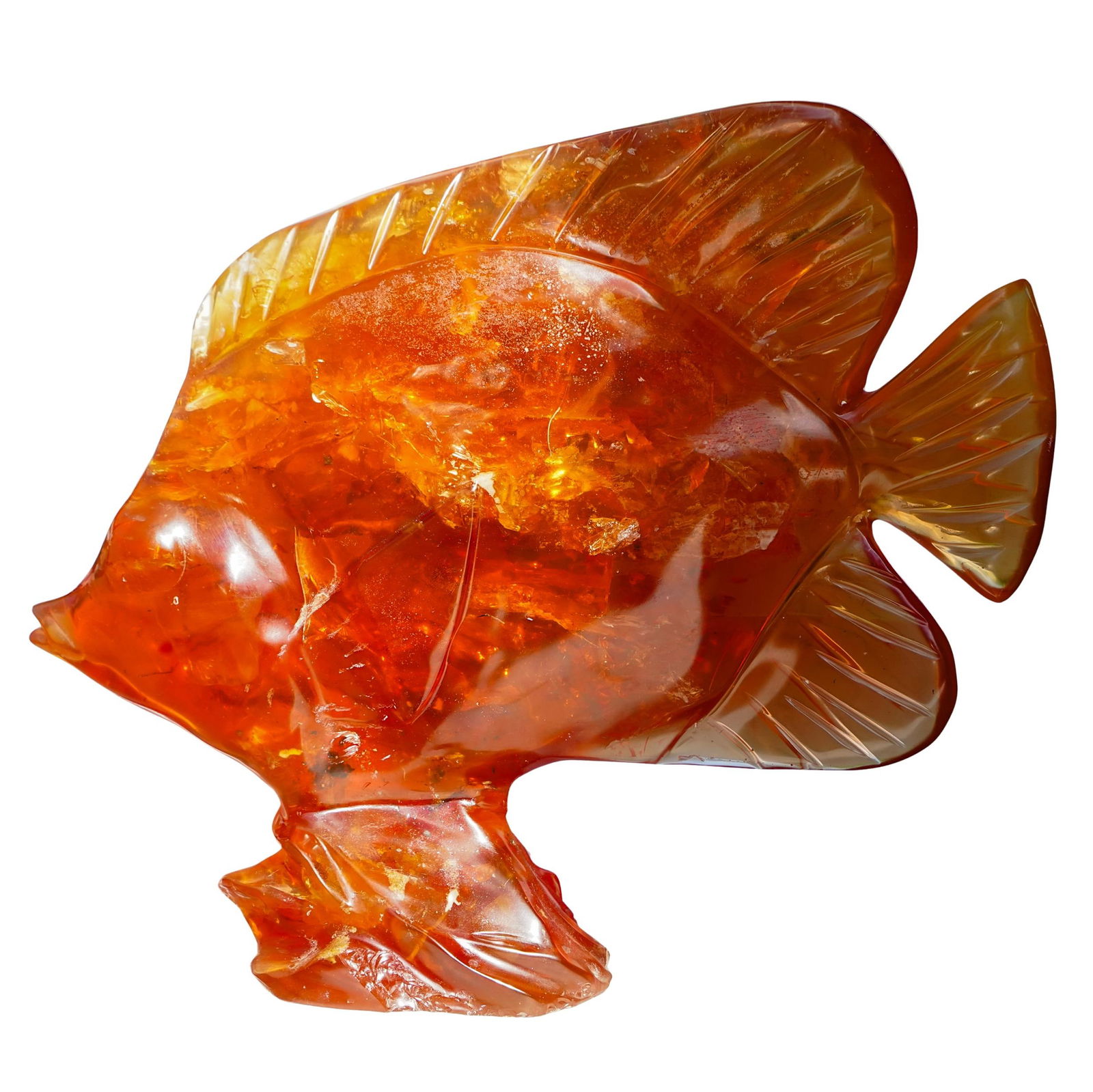 Amber Resin Fish Sculpture (1 of 8)