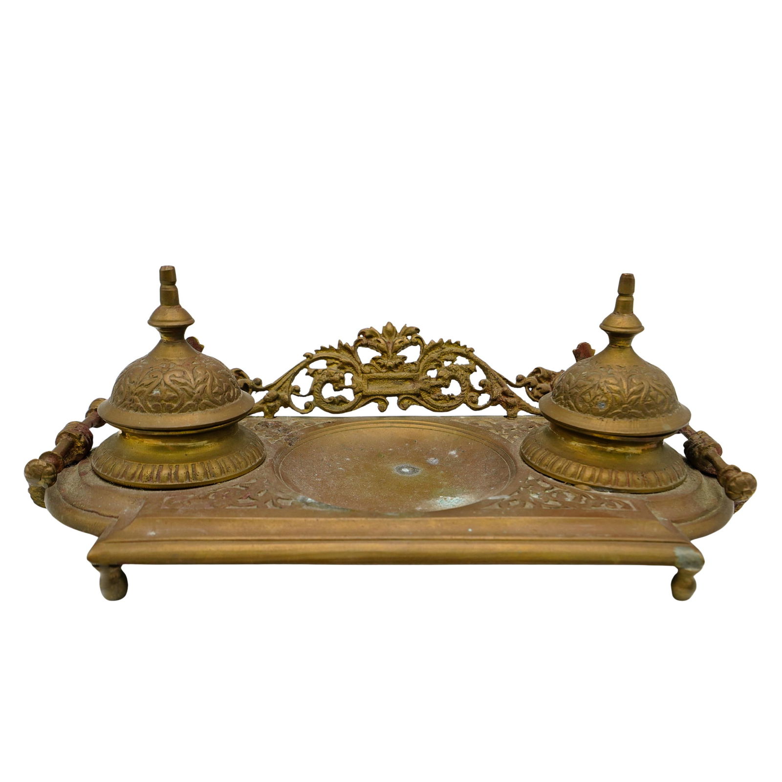 Antique Brass Inkwell (1 of 10)